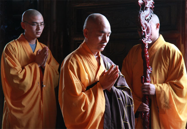 2009年济群法师为研究所学员传授菩提心戒 - 王老师 - 看破万缘恒顺